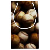 der alte und neue Baseball Vatertag Kleine Geschenktüte (Rückseite)