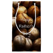 der alte und neue Baseball Vatertag Kleine Geschenktüte (Vorderseite)