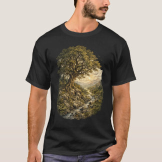 Der alte Wächter – alte Eiche Natur T-Shirt