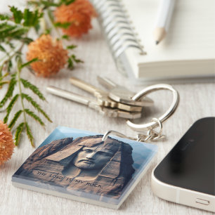 Der alte Wächter: Der Herr ist mein Stein Schlüsselanhänger