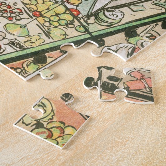 Der alte Washington Markt in Tribeca NYC der 1920e Puzzle (Seite)