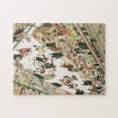 Der alte Washington Markt in Tribeca NYC der 1920e Puzzle (Horizontal)