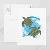 DER ALTE WEG POSTKARTE (Vorne/Hinten)