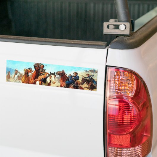 Der alte Westen Autoaufkleber (Auf Lkw)