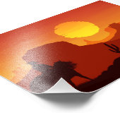 Der alte Westen Fotodruck (Ecke)