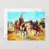 Der alte Westen Postkarte (Vorne/Hinten)