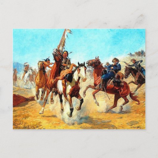 Der alte Westen Postkarte (Vorderseite)