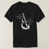 DER ÄLTERE DER FIDDLER SCHWIMMT DEN TUNESIRISH T-Shirt (Design vorne)
