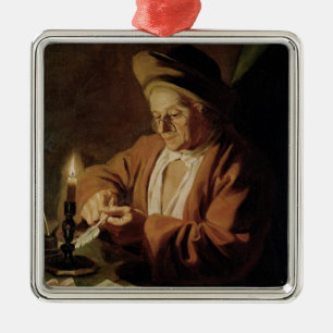 Der ältere Verfasser Ornament Aus Metall