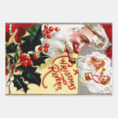 Der altmodische Weihnachtsmann-Satz  Geschenkpapier Set (Vorderseite)