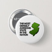 Der am dichtesten Phantastische Staat der Nation Button (Vorne & Hinten)
