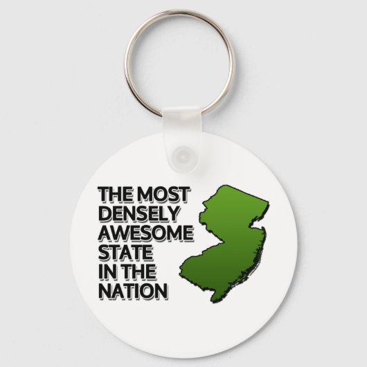 Der am dichtesten Phantastische Staat der Nation Schlüsselanhänger (Vorderseite)