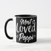 Der am meisten geliebte Poppi beste Poppi je Vater Tasse (Links)