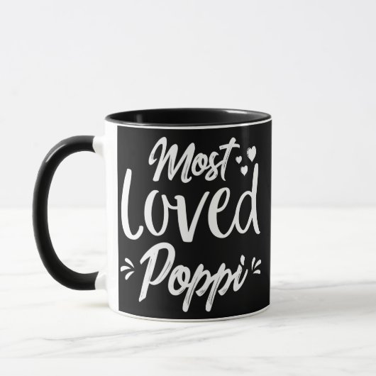 Der am meisten geliebte Poppi beste Poppi je Vater Tasse (Links)