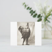 Der am meisten verdaute Hühnermann Postkarte (Stehend Vorderseite)
