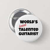 Der am wenigsten talentierte Gitarrist der Welt Button (Vorne & Hinten)