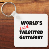 Der am wenigsten talentierte Gitarrist der Welt Schlüsselanhänger (Vorderseite)