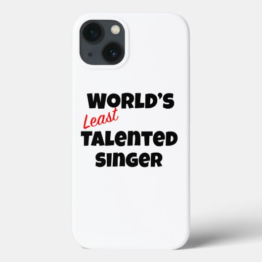 Der am wenigsten talentierte Sänger der Welt Case-Mate iPhone Hülle (Rückseite)