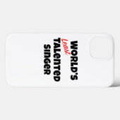Der am wenigsten talentierte Sänger der Welt Case-Mate iPhone Hülle (Rückseite (Horizontal))