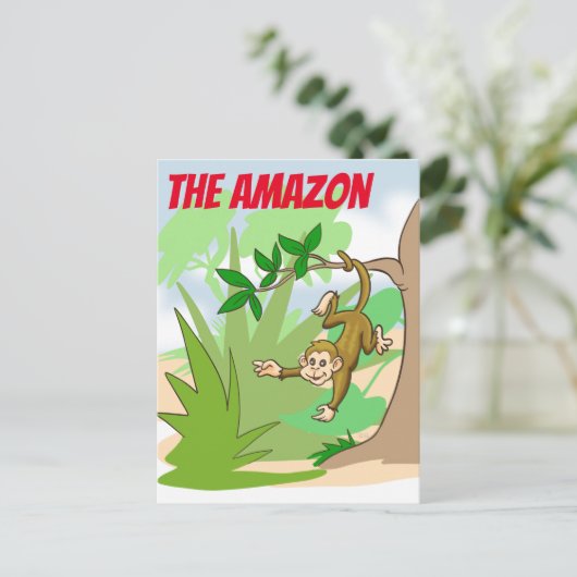 Der Amazonas Postkarte (Stehend Vorderseite)