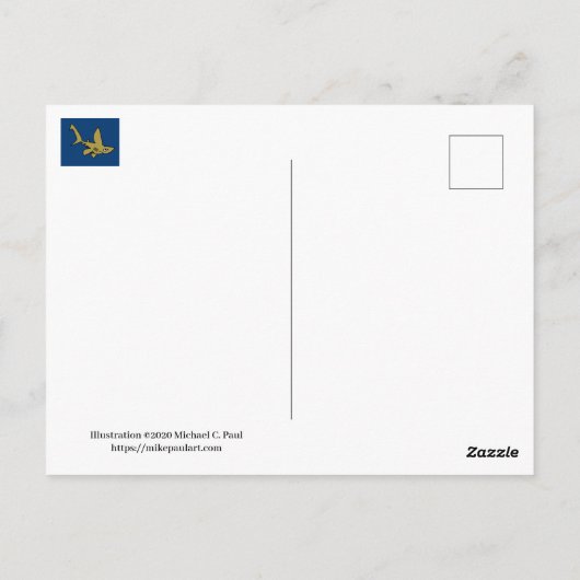 Der Amazonas Postkarte (Rückseite)