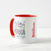 Der America in Bloom 250th Becher Tasse (Vorderseite Links)