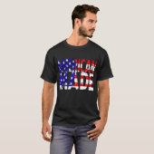 Der Amerikaner, der in den USA hergestellt wird, T-Shirt (Vorne ganz)