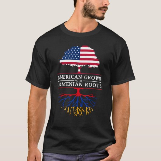 Der Amerikaner, der mit Aermenian gewachsen wird, T-Shirt (Vorderseite)