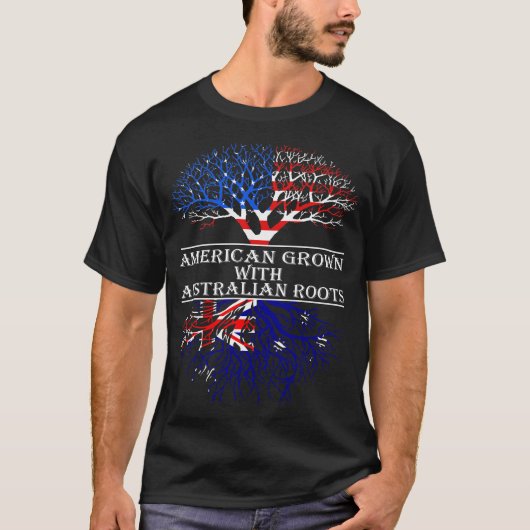 Der Amerikaner, der mit Australier gewachsen wird, T-Shirt (Vorderseite)
