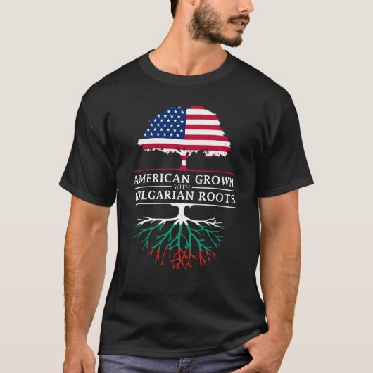 Der Amerikaner, der mit Bulgaren gewachsen wird, T-Shirt (Vorderseite)