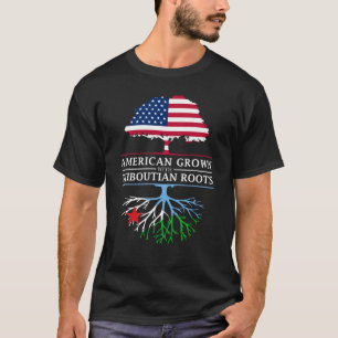 Der Amerikaner, der mit Djiboutian gewachsen wird, T-Shirt