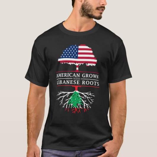 Der Amerikaner, der mit Libanesen gewachsen wird, T-Shirt (Vorderseite)