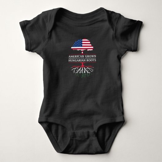Der Amerikaner, der mit Ungarn gewachsen wird, Baby Strampler (Vorderseite)