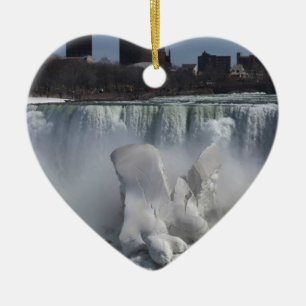 Der Amerikaner fällt bei Niagara Falls Keramik Ornament