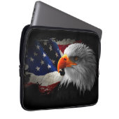 Der amerikanische Adler Laptopschutzhülle (Vorne Rechts)