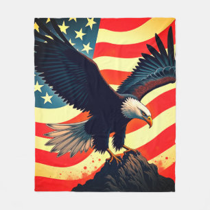 Der Amerikanische Adler – Stummer Wächter der Weit Fleecedecke