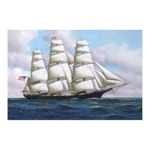 Der amerikanische Clipper, der die Wolke auf Volls