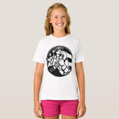 Der amerikanische Feuerwehrhelden mutig schwarz un T-Shirt (Vorne ganz)