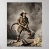 Der amerikanische Feuerwehrmann - Gegen den Feind Poster (Vorne)