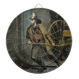 Der amerikanische Feuerwehrmann: Immer bereit Dartscheibe