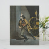 Der amerikanische Feuerwehrmann: Immer bereit Karte (Stehend Vorderseite)