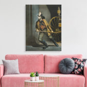 Der amerikanische Feuerwehrmann: Immer bereit Leinwanddruck (Insitu (Wohnzimmer))