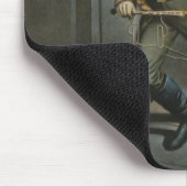 Der amerikanische Feuerwehrmann: Immer bereit Mousepad (Ecke)