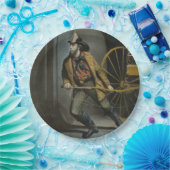 Der amerikanische Feuerwehrmann: Immer bereit Pappteller (Party)