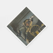 Der amerikanische Feuerwehrmann: Immer bereit Serviette (Ecke)