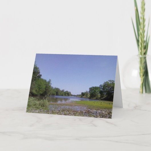 Der amerikanische Fluss Sacramento, CA Karte (Vorderseite)