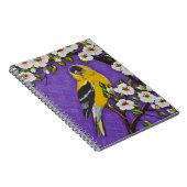 Der amerikanische Goldfinch Notizblock (Rechte Seite)