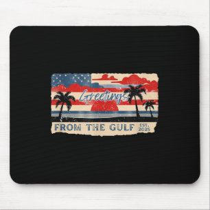 Der amerikanische Golf von Mexiko umbenennt Vintag Mousepad