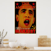 Der amerikanische Marxist Poster (Küche)