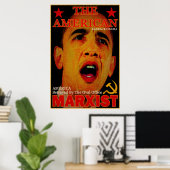 Der amerikanische Marxist Poster (Heimbüro)